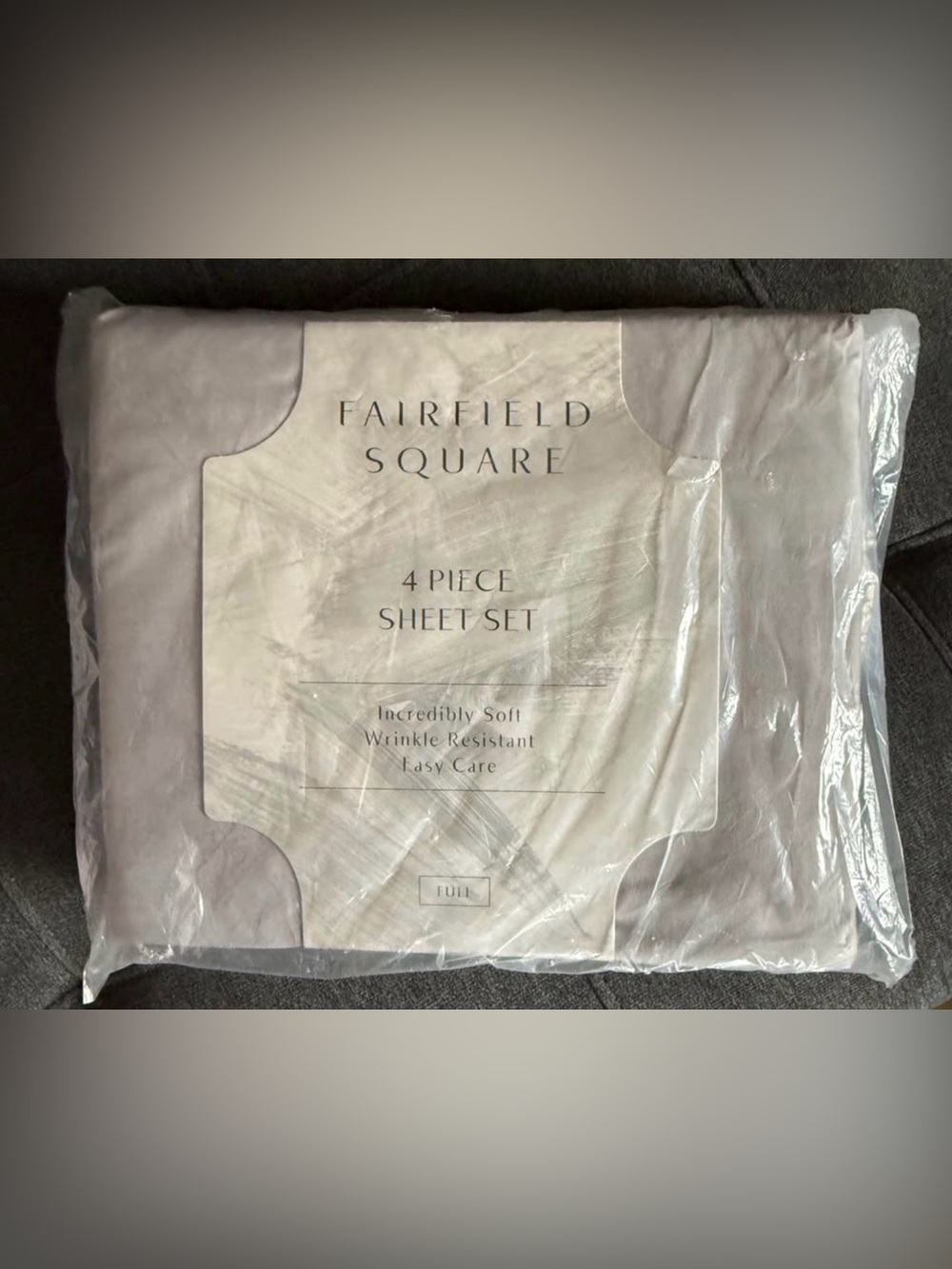 4-Piece Sheet Set - Light Gray